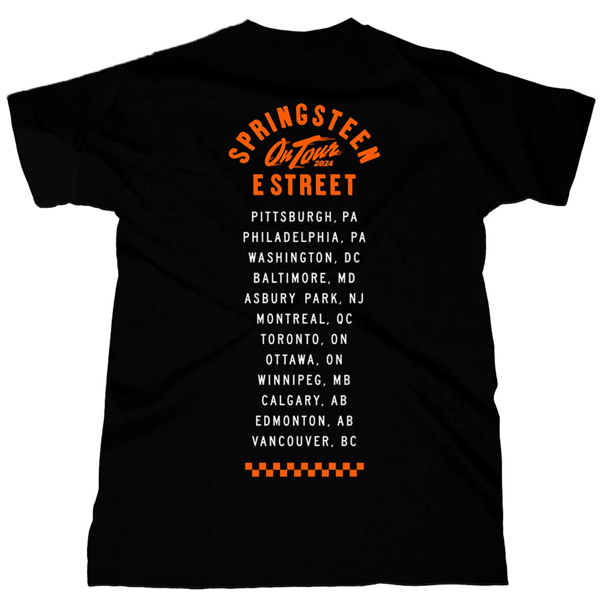Springsteen & The E Street Band 2024 World Tour Portrait Tee