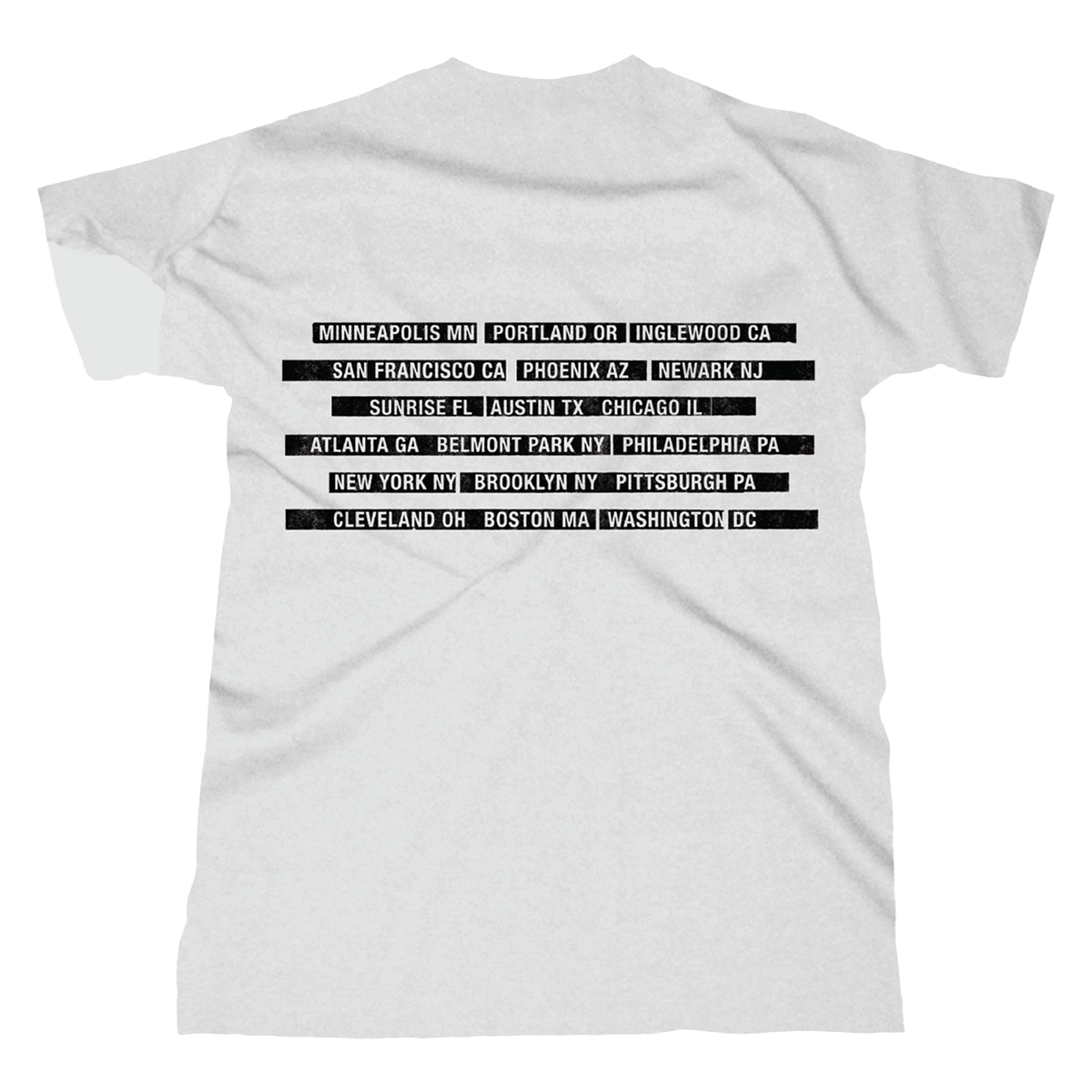 2026 Land Of Hope & Dreams American Tour Announcement Tee - White