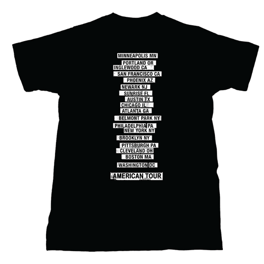 2026 Land Of Hope & Dreams American Tour Announcement Tee - Black