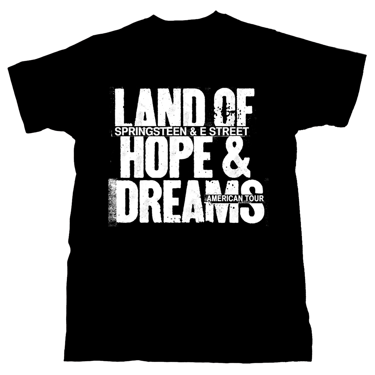 2026 Land Of Hope & Dreams American Tour Announcement Tee - Black 2026 Land Of Hope & Dreams American Tour Announcement Tee - Black