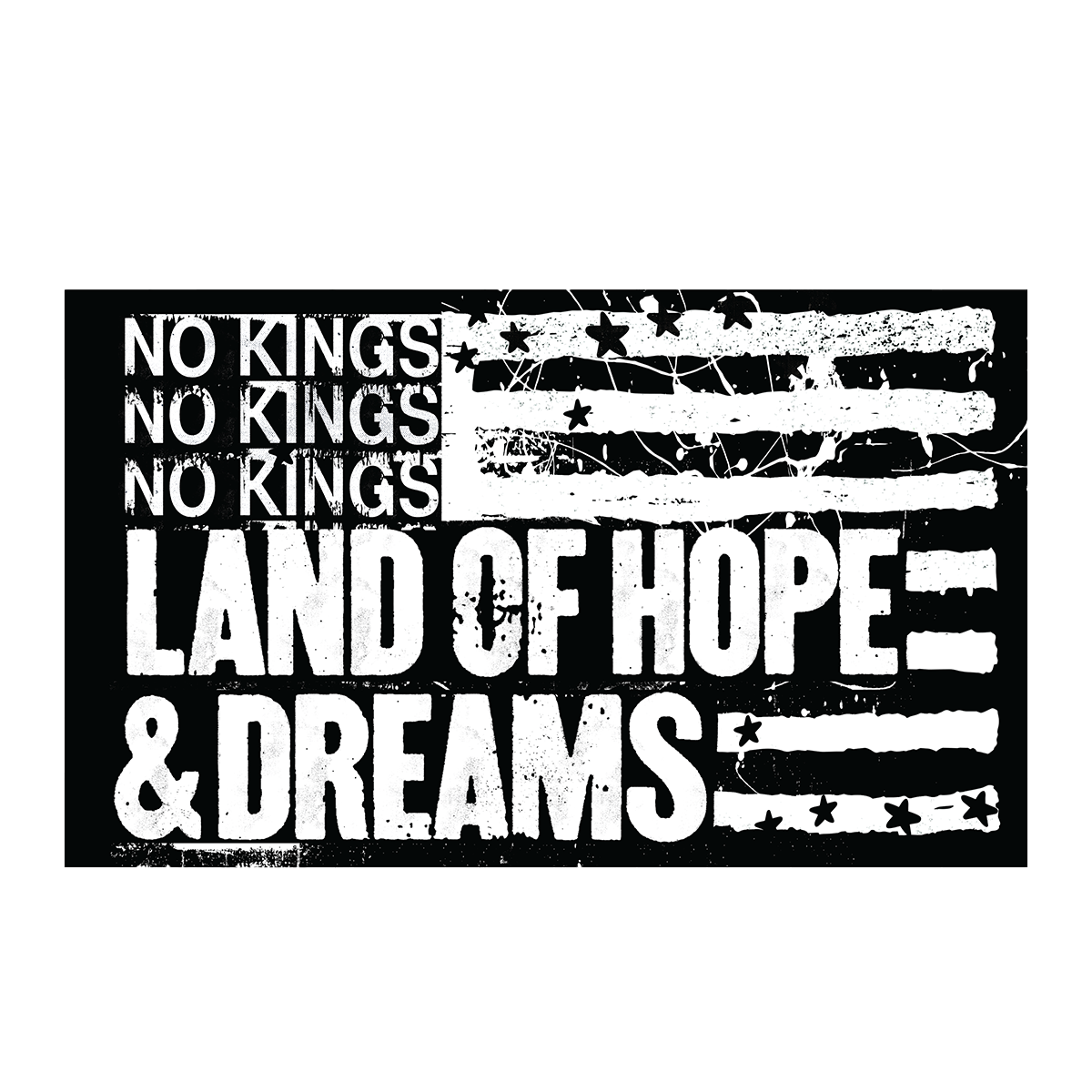 2026 Land Of Hope & Dreams American Tour Flag
