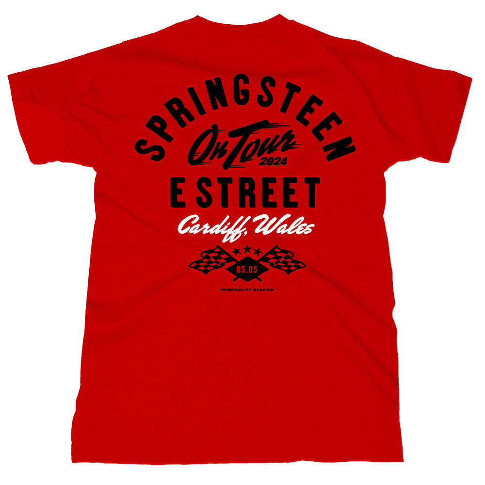 Springsteen & The E-Street Band Cardiff 2024 Limited Edition Tour Tee
