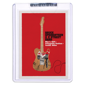GAS Cardiff May 5th Bruce Springsteen & The E-Street Band European Tour 2024 Setlist Trading Card