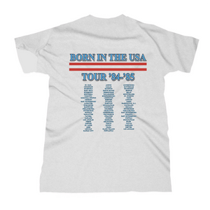 Born In The USA White Tee