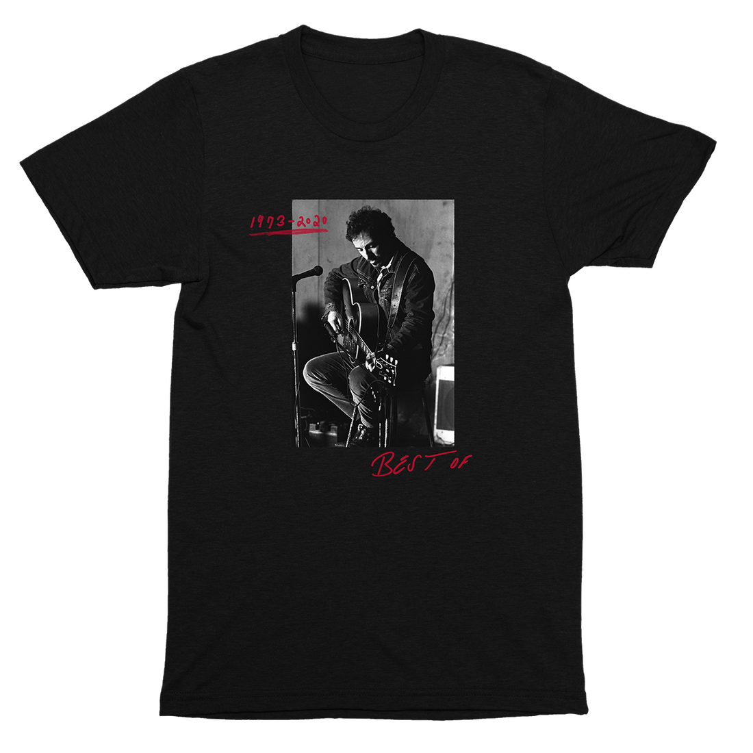 Best Of Bruce Springsteen Black Tee