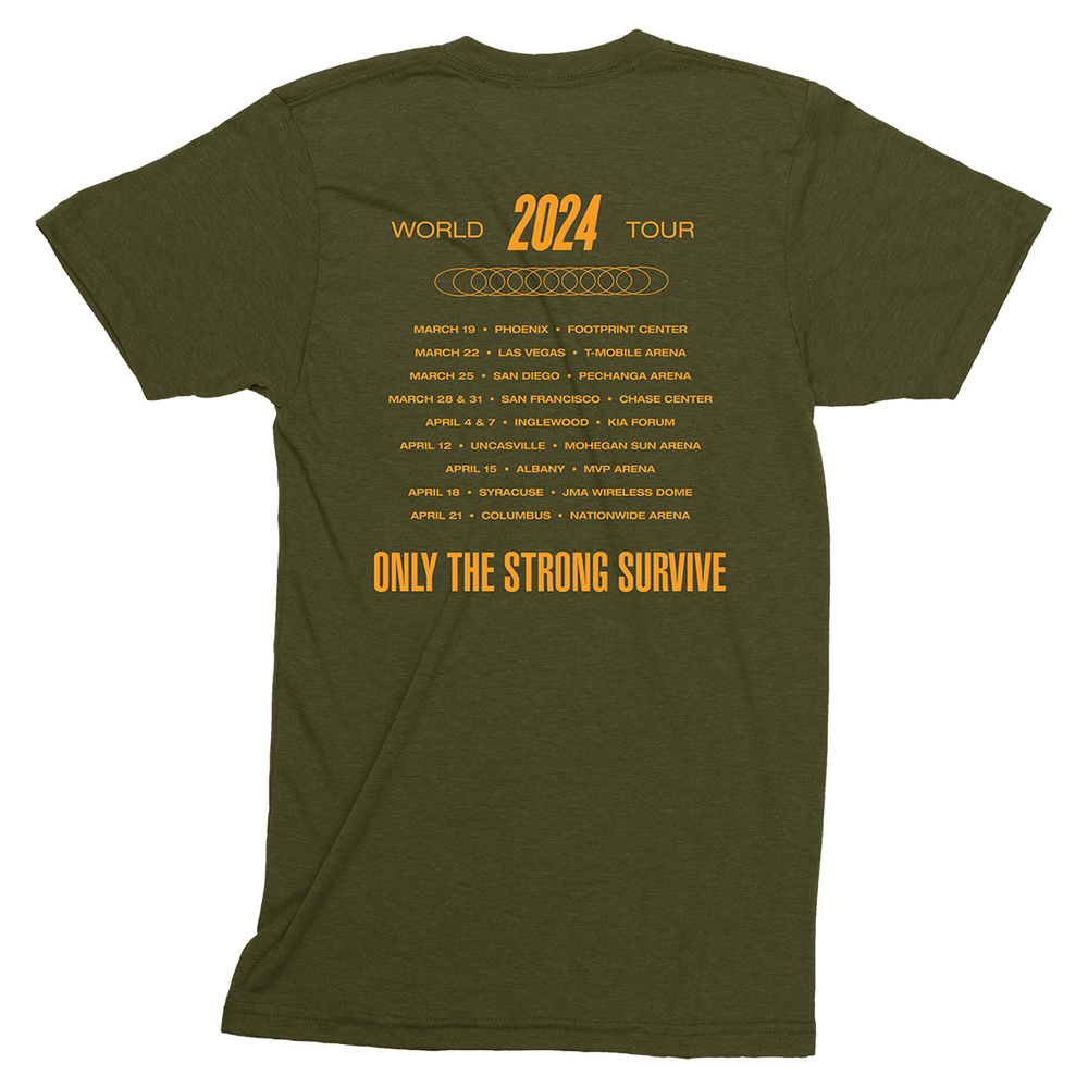 Springsteen The E Street Band 2024 World Tour Tee Bruce Springsteen