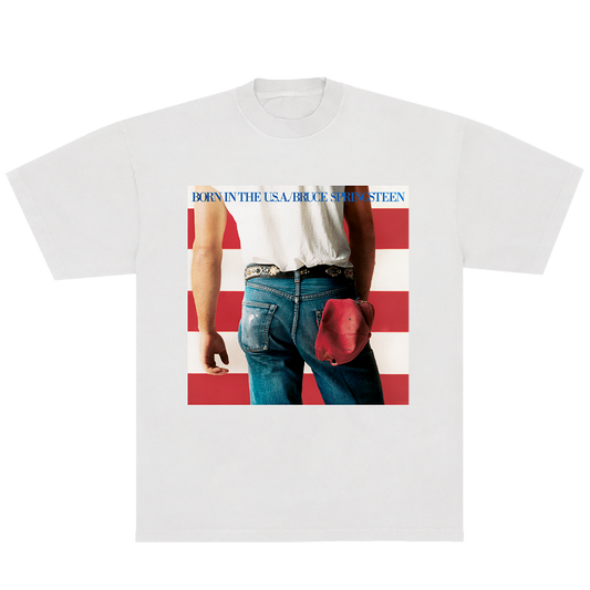 Born In The U.S.A. Tee - White