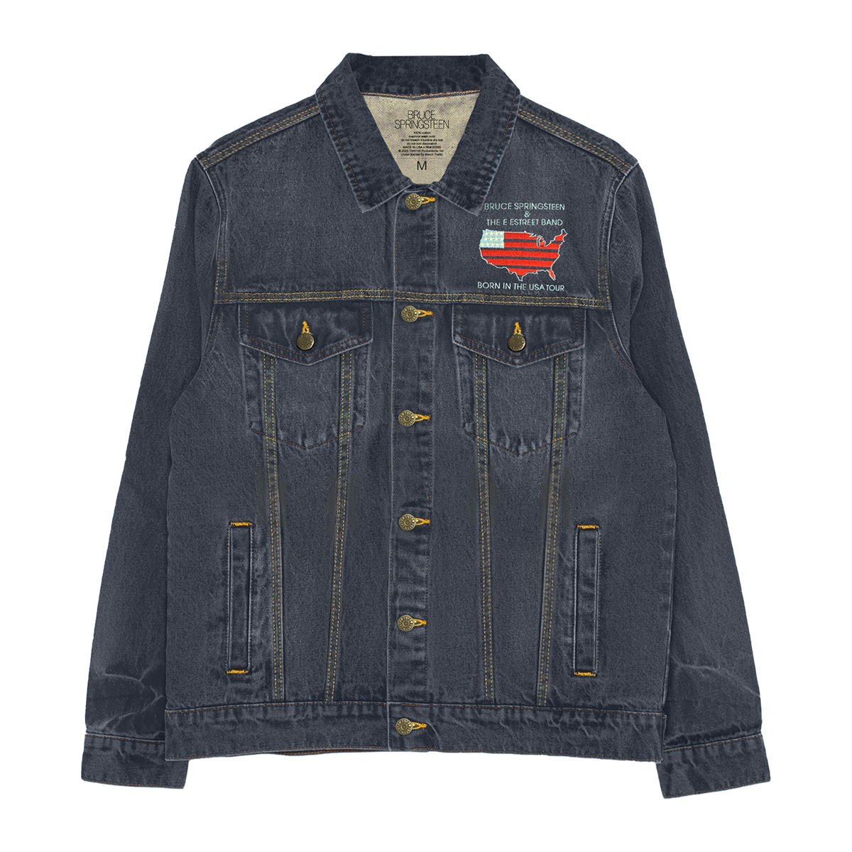 Retro Born In The U.S.A. Denim Tour Jacket