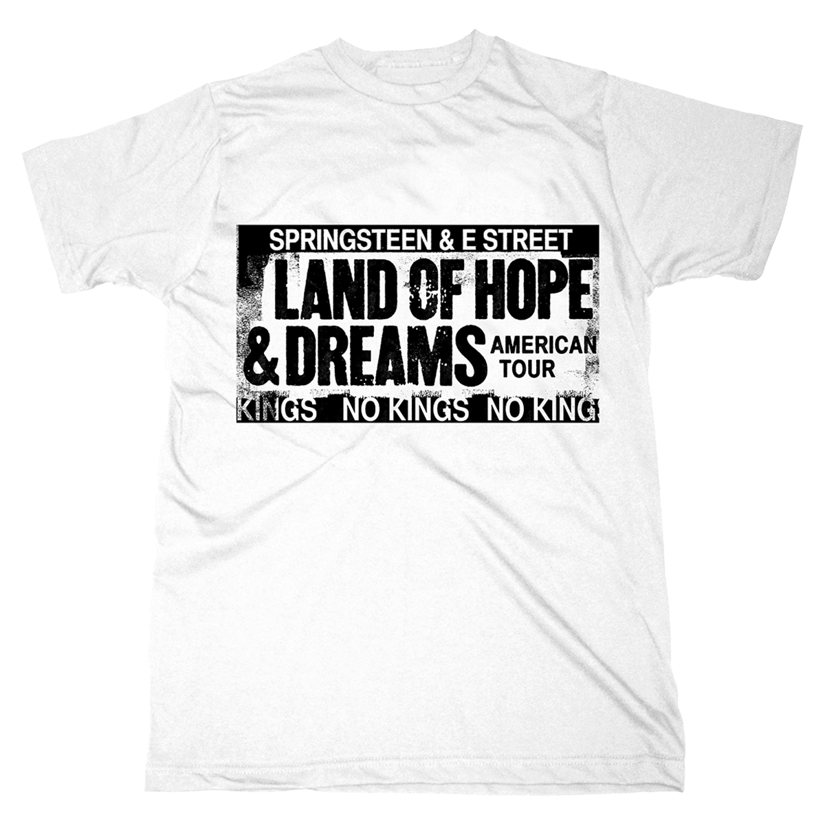 2026 Land Of Hope & Dreams American Tour Announcement Tee - White