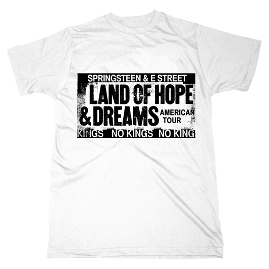 2026 Land Of Hope & Dreams American Tour Announcement Tee - White
