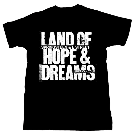 2026 Land Of Hope & Dreams American Tour Announcement Tee - Black