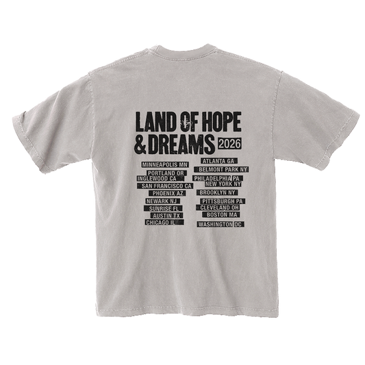2026 Land Of Hope & Dreams American Tour Flag Tee
