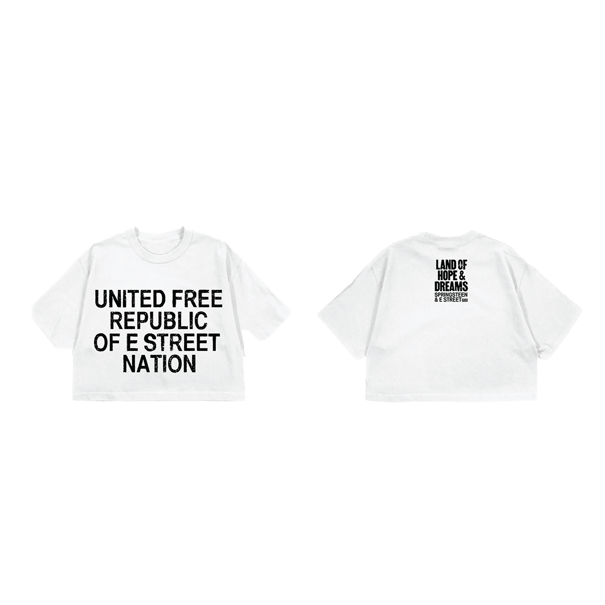 2026 Land Of Hope & Dreams American Tour "United Free Republic" Cropped Tee