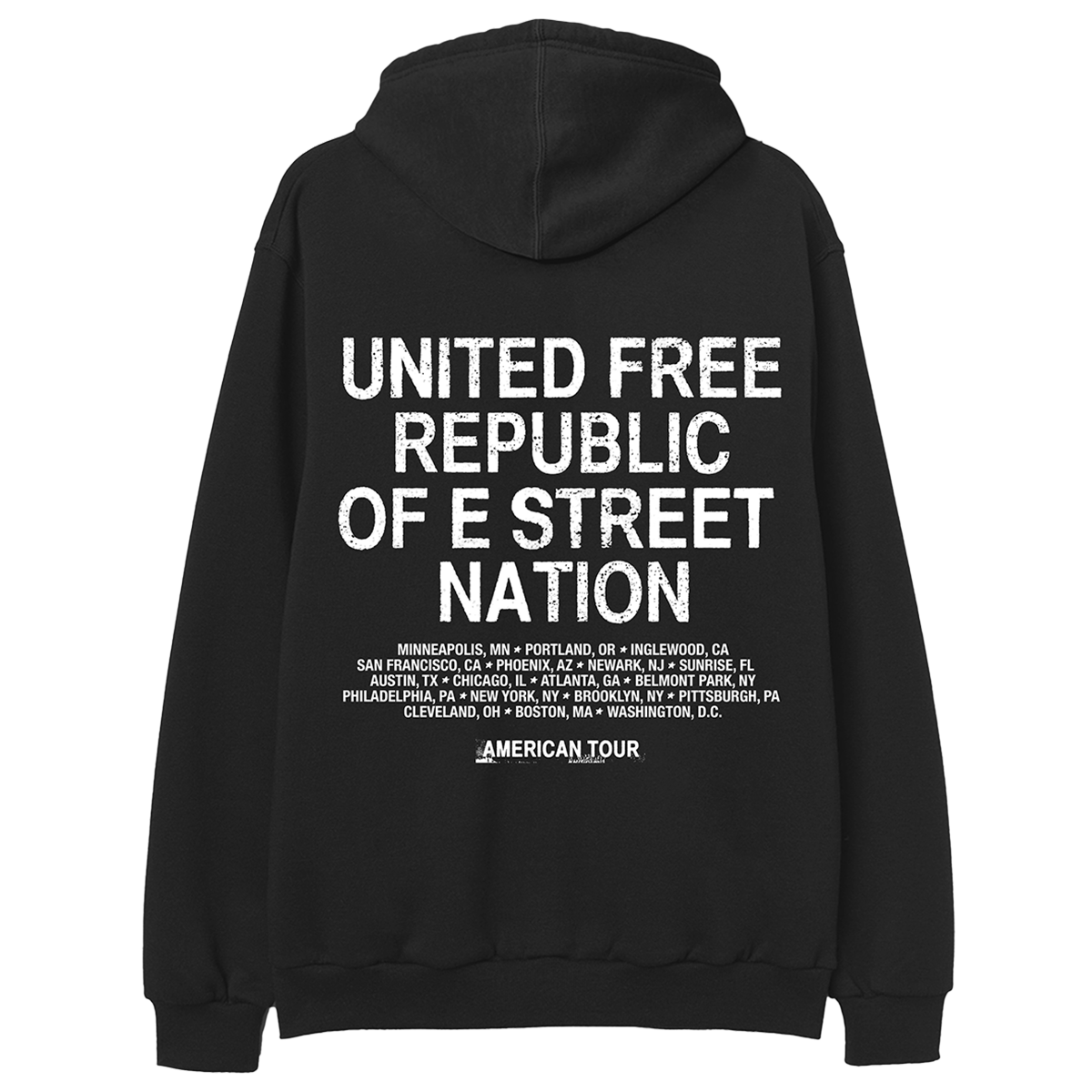 2026 Land Of Hope & Dreams American Tour "United Free Republic" Zip Hoodie