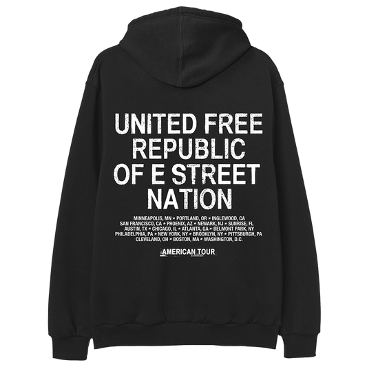 2026 Land Of Hope & Dreams American Tour "United Free Republic" Zip Hoodie