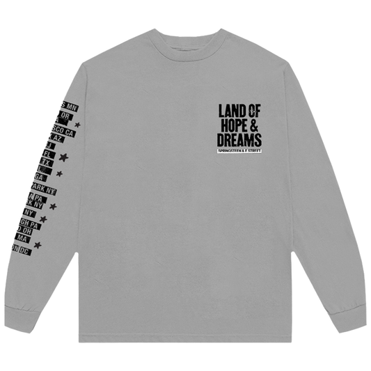 2026 Land Of Hope & Dreams American Tour Long Sleeve Logo Tee