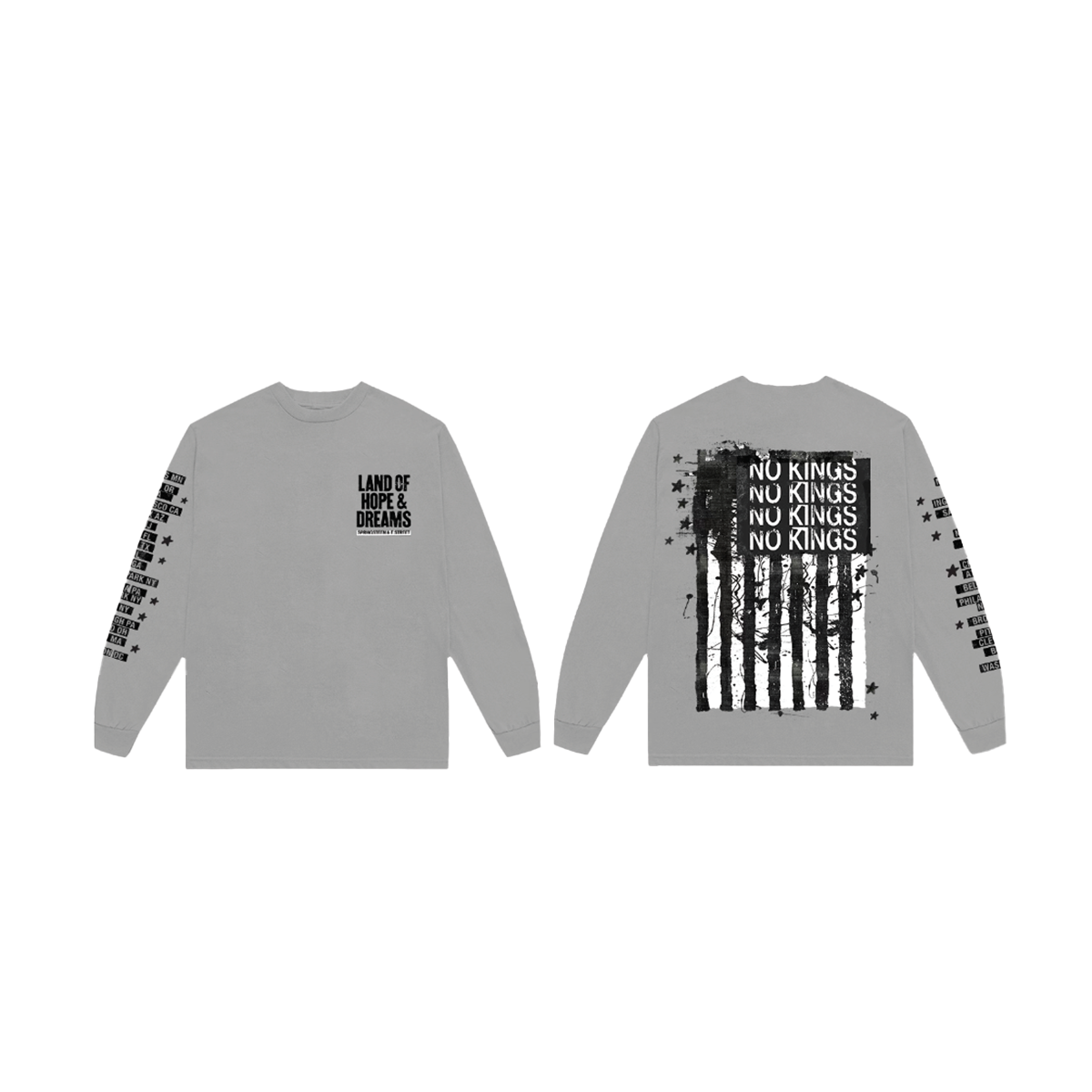 2026 Land Of Hope & Dreams American Tour Long Sleeve Logo Tee