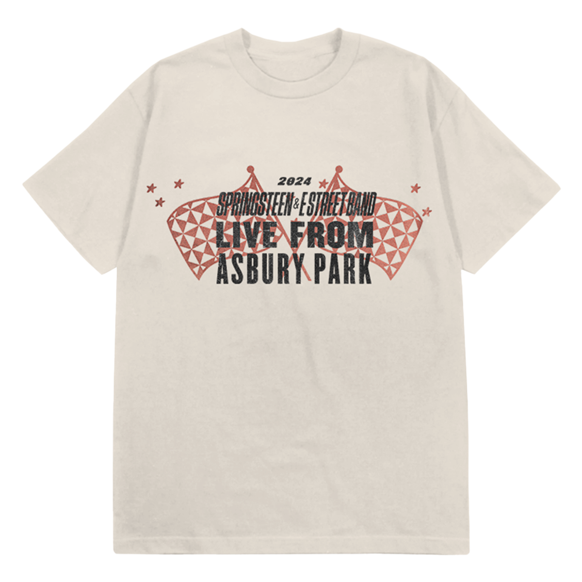 Live From Asbury Park 2024 Tee - Ivory
