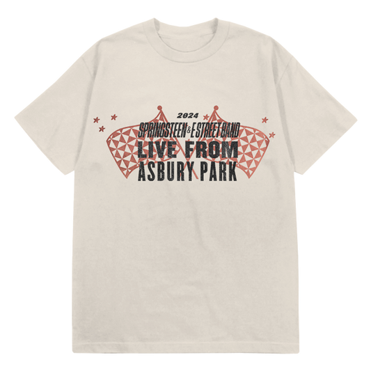 Live From Asbury Park 2024 Tee - Ivory