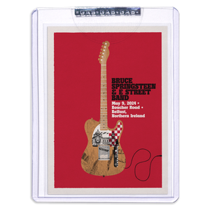 GAS Belfast May 9th Bruce Springsteen & The E-Street Band European Tour 2024 Setlist Trading Card