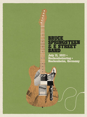 Hockenheim July 21st Bruce Springsteen and the E-Street Band World Tour 2023 Poster - Limited Edition