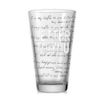 Letter To You Printed Pint Glass