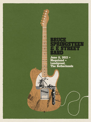 Landgraaf June 11th Bruce Springsteen and the E-Street Band World Tour 2023 Poster - Limited Edition