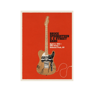 Belmont Park Night 2 - April 11 Bruce Springsteen and the E-Street Band World Tour 2023 Poster - Limited Edition